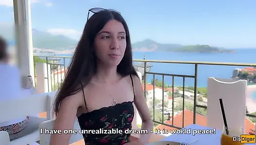 Porno yıldızı Katty West ile röportaj ve sert seks götüne boşalma
