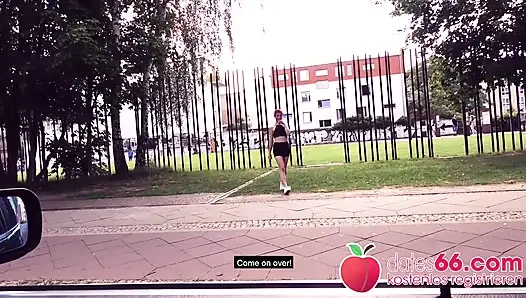 Risky Public Sex with Naughty Red Head Teen