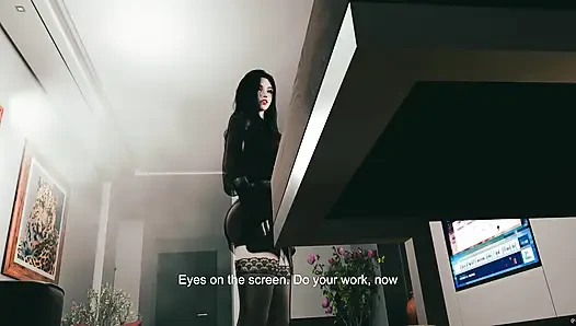 Istri seksi dengan toket besar 3d lagi sange berat dientot sama bosnya sendiri