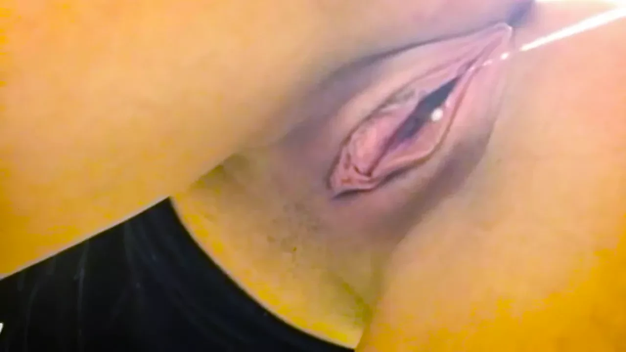 After masturbation pussy drop grool