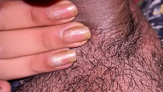 Bhabi give me blowjob and fuck her in my house