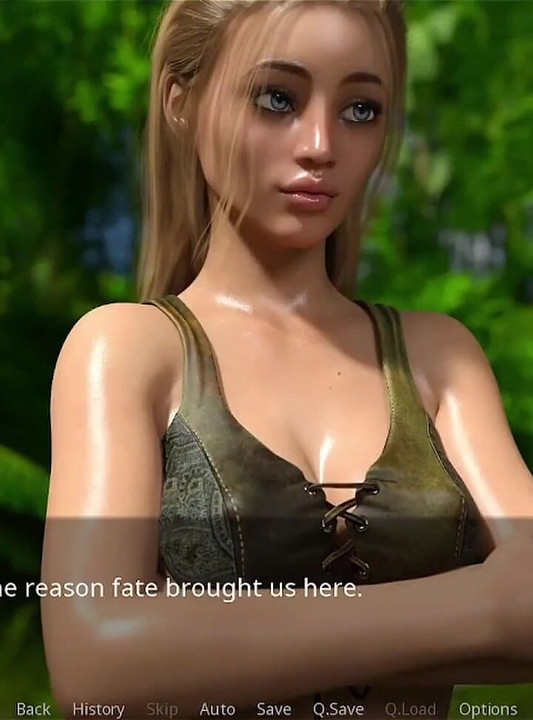 The Lust City - Blonde Girl in the Nature with Her Big Tits Stepmother