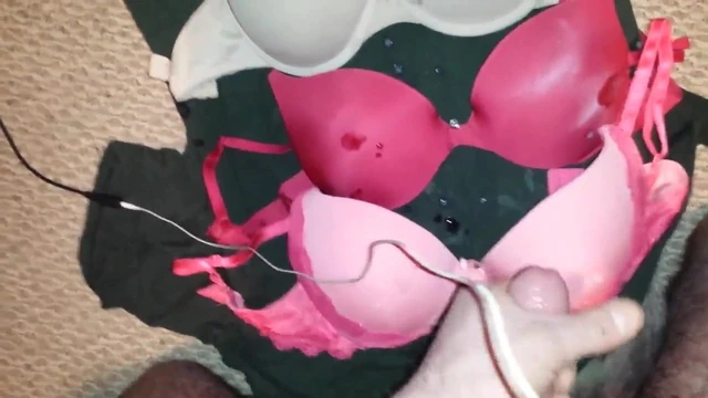 cum on three bras