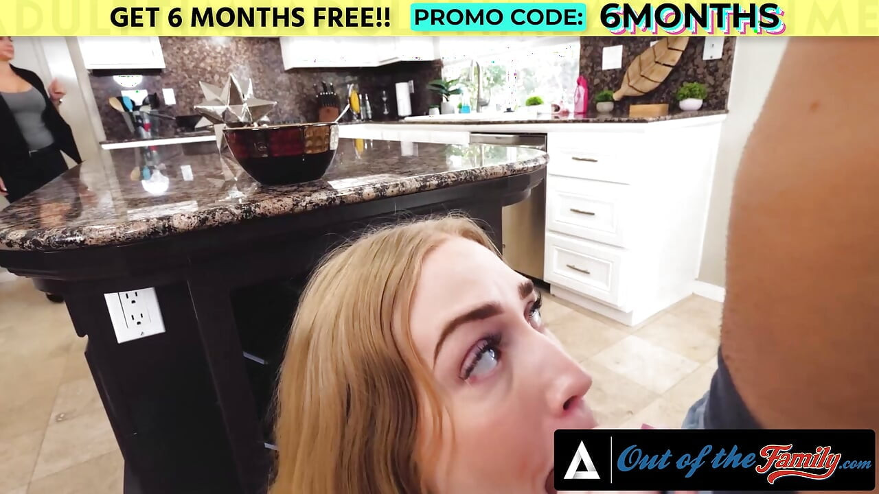 OUT OF THE FAMILY - Wild Emma Starletto Hides Blowjob From Stepmom After Stepbrother Prank In POV