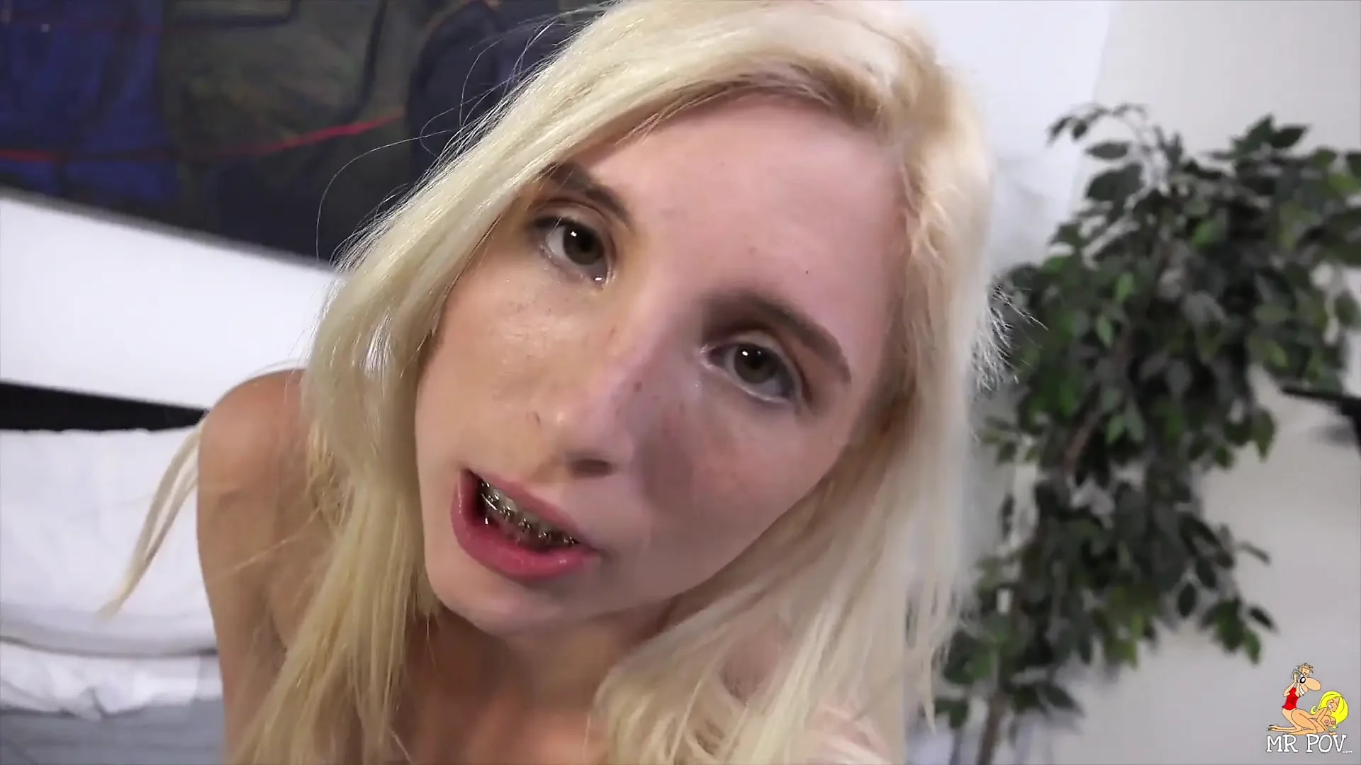 Piper Perri , a petite treat still in braces teen POV suck & fuck!