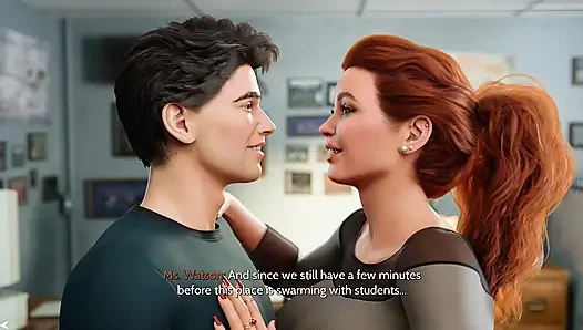 Fresh Women 2 - учитель вызывает в свой офис для пропуска финала, затем превращает его в частный секс-тест