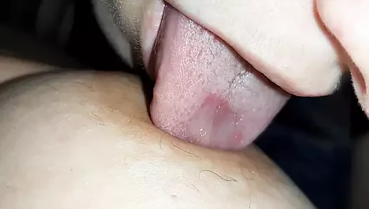 Hot lesbian threesome with licking, kissing, sucking, biting nipples