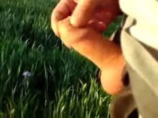 outdoor wanking