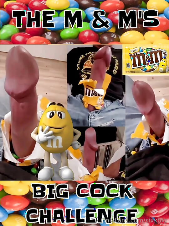 Bir çanta büyük yarak ve m&m