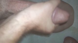 Fucked my toy in bathroom till hands-free cum