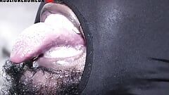 Mokry język fetysz