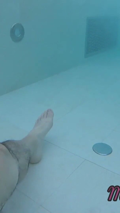 Flashing my dick in front of a young girl in public pool and helps me masturbate - it's very risky with people near | Clip 3