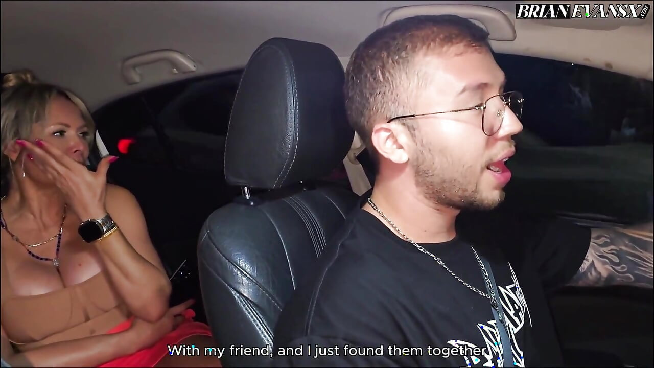 Mature Colombian Blonde Monique Fuentes, Fucks Her Driver in the Car - Brian Evansx