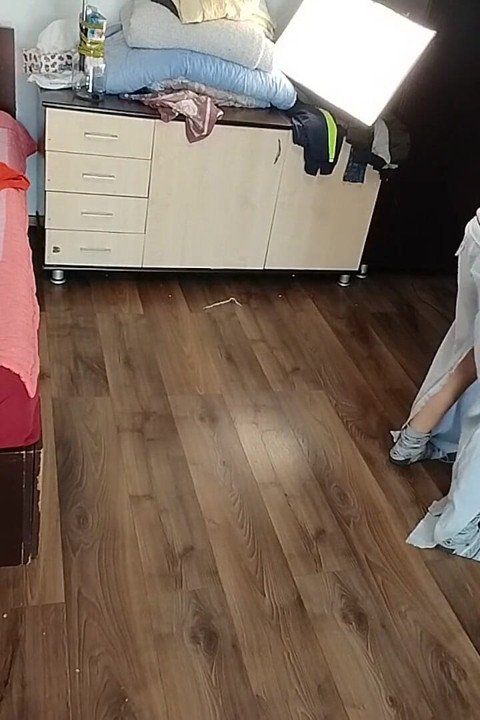 Amateur Wife Dancing Around the House Naked, Big Nipples, Big Ass