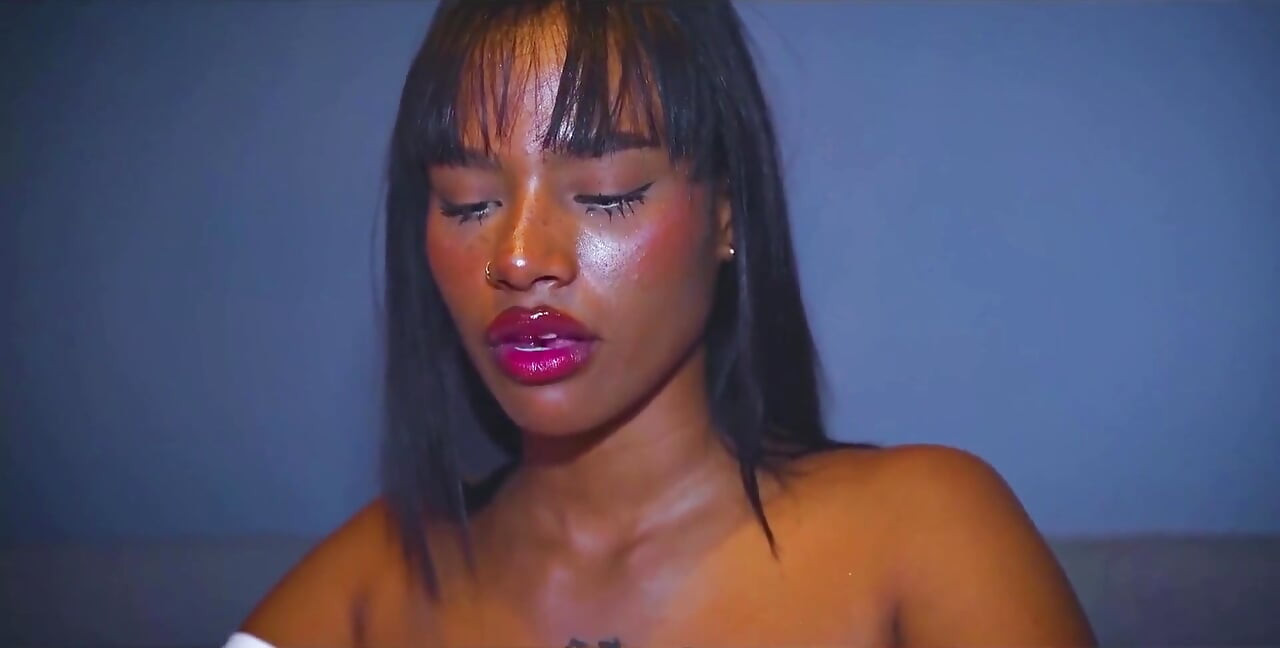 Petite Ebony Brittany Taylor Runs Into Her Ex at the Restaurant and Ends up Deep Throating His Thick Cock in the Public Restroom