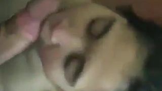 Sexy Indonesian Girl Deep Throat Blowjob