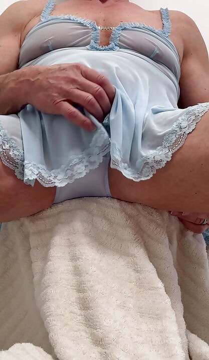 Feeling blue lingerie and panty