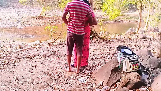 Desi Stepmom and Stepson Jungle Romance Hardcore Fucking. Telugu Dirty Talks.