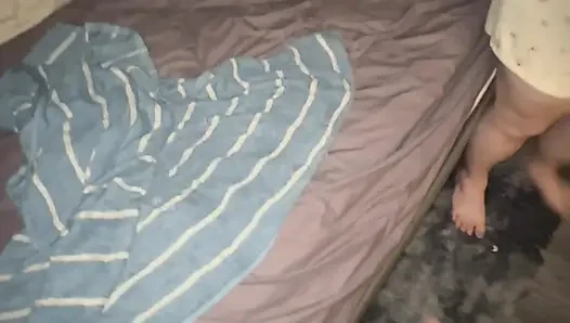 My 18 year old curvy stepsister takes her first big dick