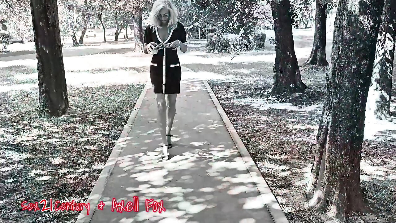 Public Pickup French Blonde MILF Axell Fox. Ass Lick.Pissing on Bitch.Outdoor Sex.Naked Free Kiss on the Street.Panties Outside.