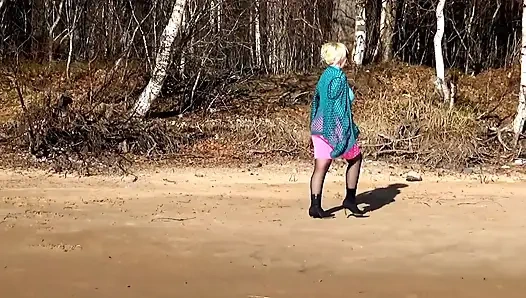 Sexy outfit for spring walk