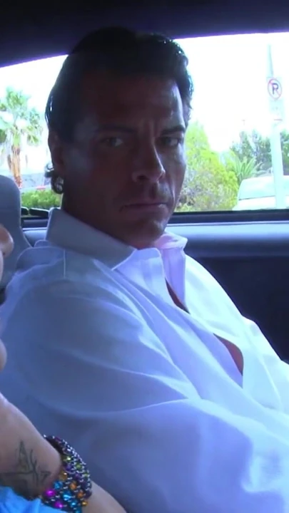 The erotic redhead gets reprimanded for bad behavior by an older man with high libido | Clip 1