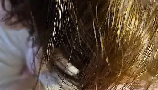 Real Cheating Wife with Pulsating Creampie