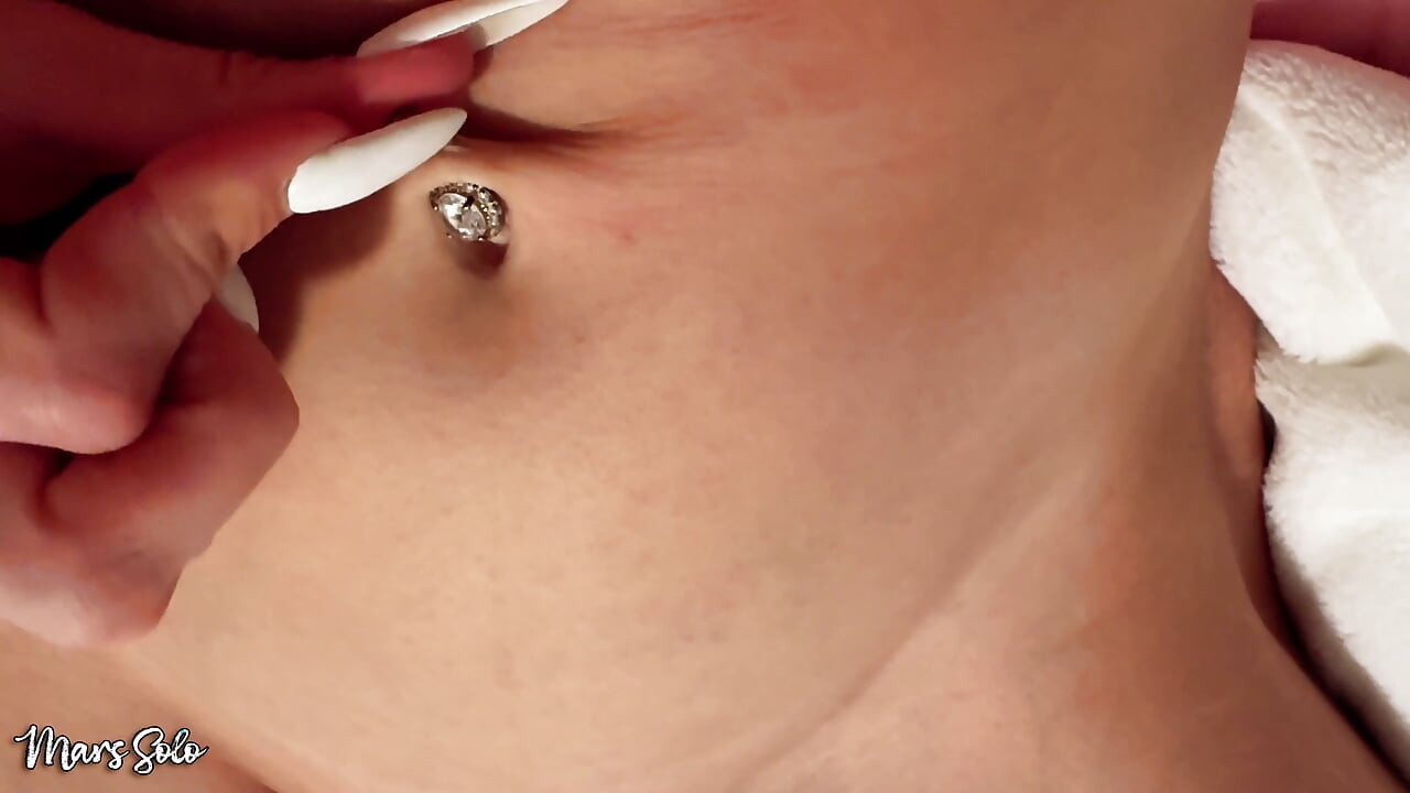 POV Playing with My Belly Button Ring