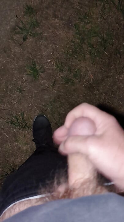 Jerk off Outdoors