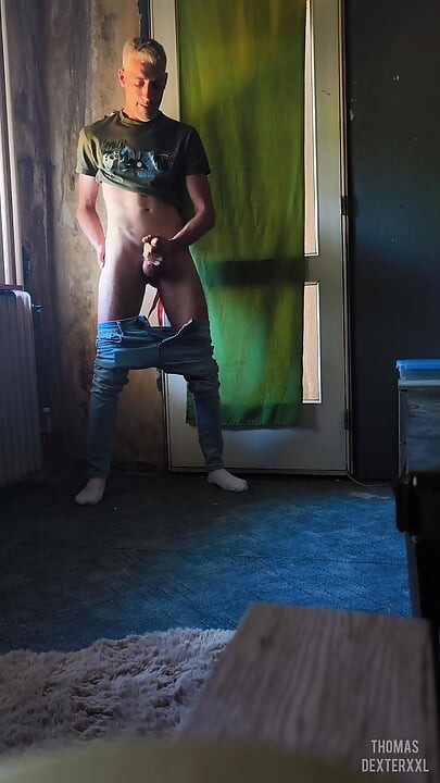 Wank Solo Thomas. Big Dick Jerked off