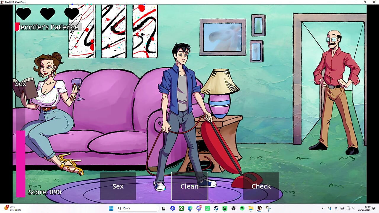 "A Milf ao lado" jogo completo