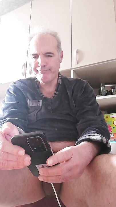 A Long Sunday Jerking My Cock and Pissing in the Empty Plastic Bottle