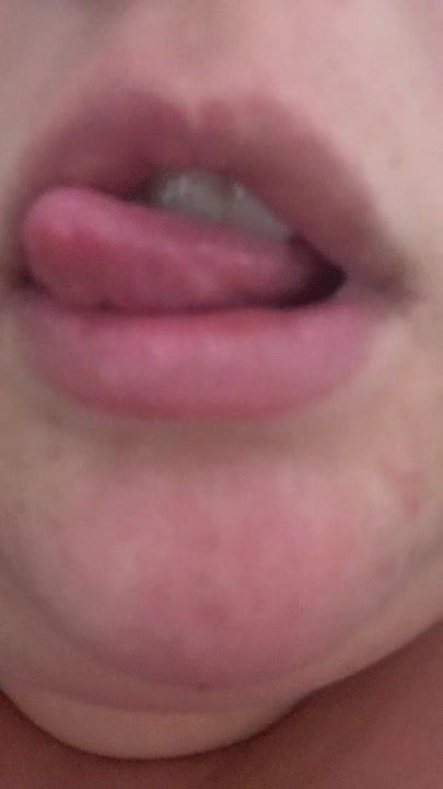Cum on my lips