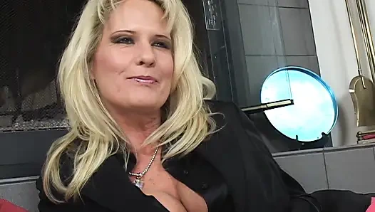 Hot Blonde MILF Sucks Her Stepson's Cock