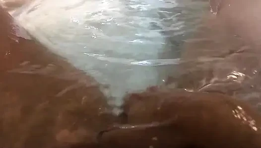 Asian Feet and Pussy in a Bathroom