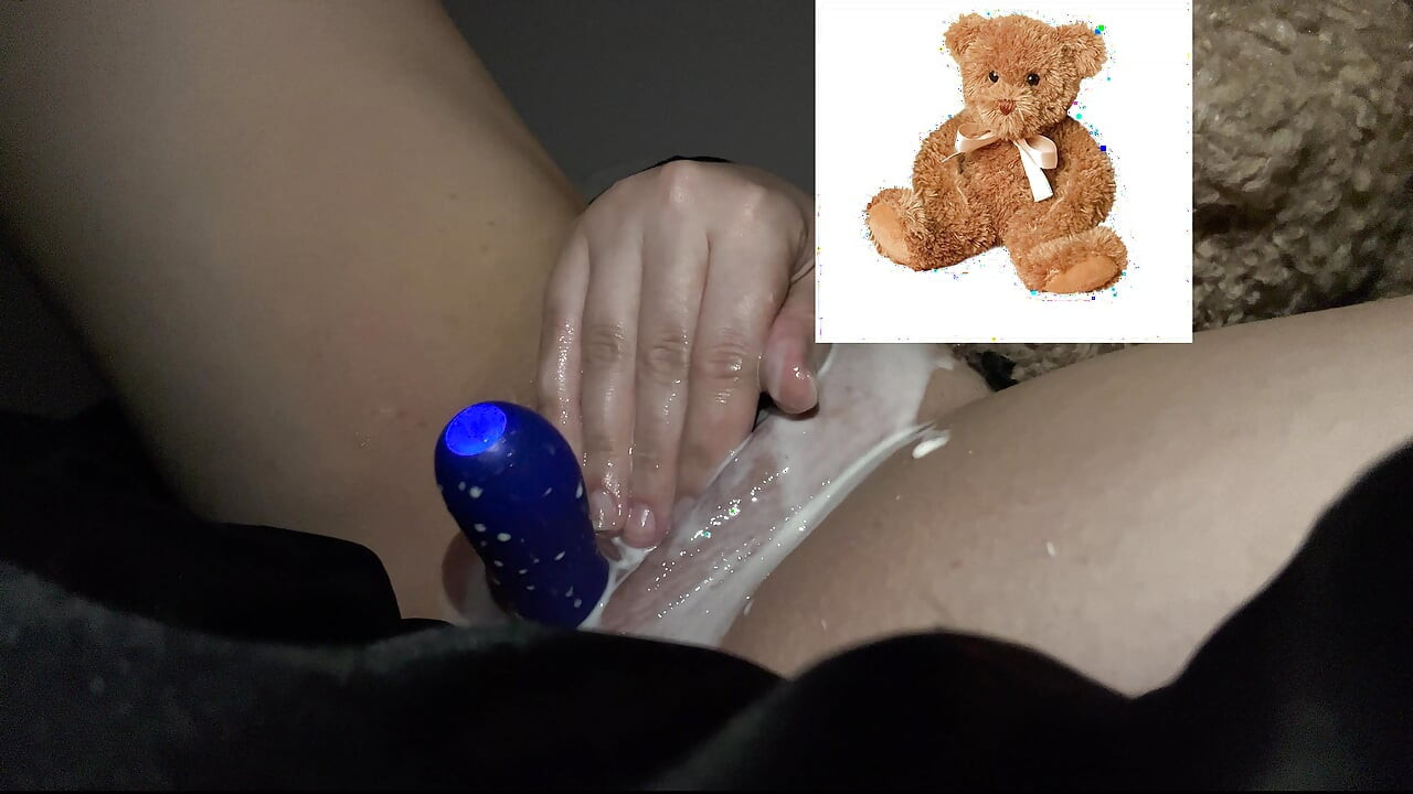 4k-ASMR YOGURT FOOD FETISH- KINKY STEPSISTER MASTURBATES WITH DILDO- CUMFLATION HENTAI-  -ARABIAN SNOWWHITE
