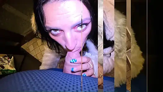 2-stündige riskante blowjob & fick-zusammenstellung im freien - wild und ungeschnittenes vergnügen