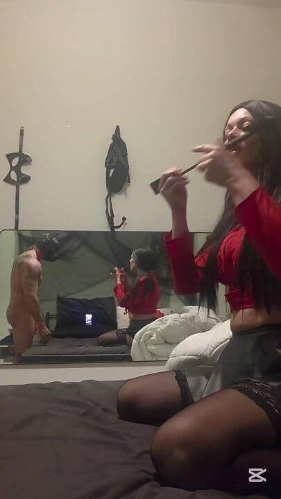Slave wife punished by her Daddy