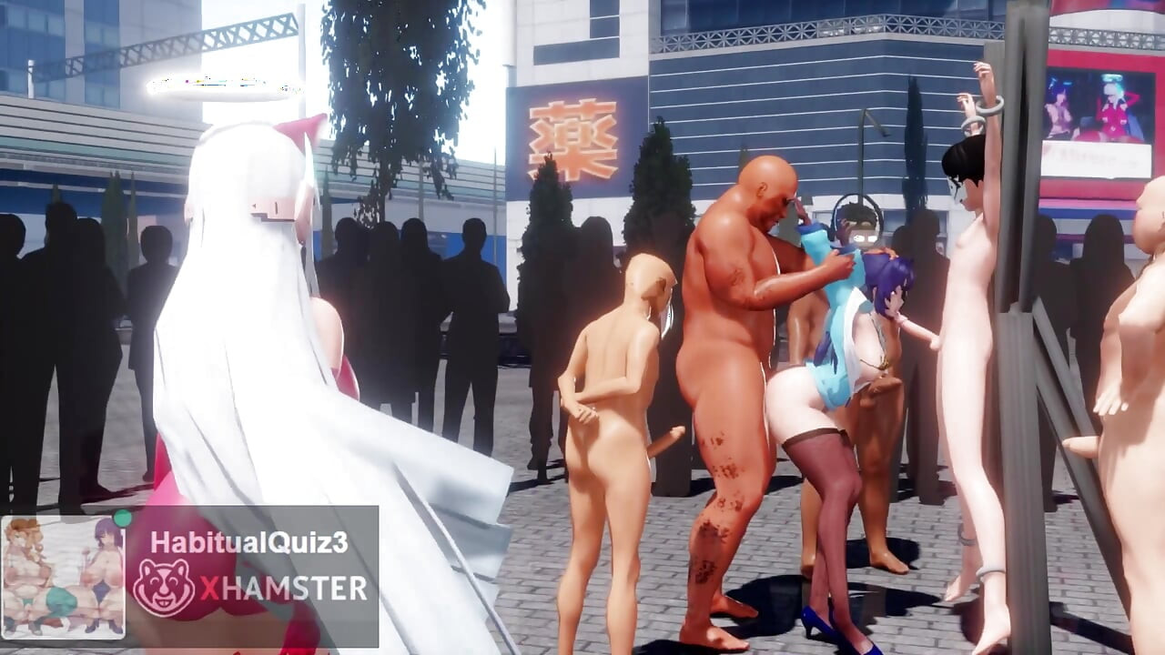 mmd r18 3d hentai ahegao Blue Archive Cellphone paranoia girl sexy princess ntr dildo fuck hard sex ahegao blowjob