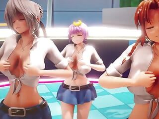 Mmd r-18 - anime - chicas sexy bailando - clip 285