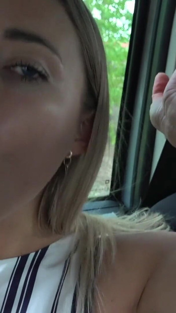 Thrilling moment from "Czech Streets - Food Massacre in the Car"