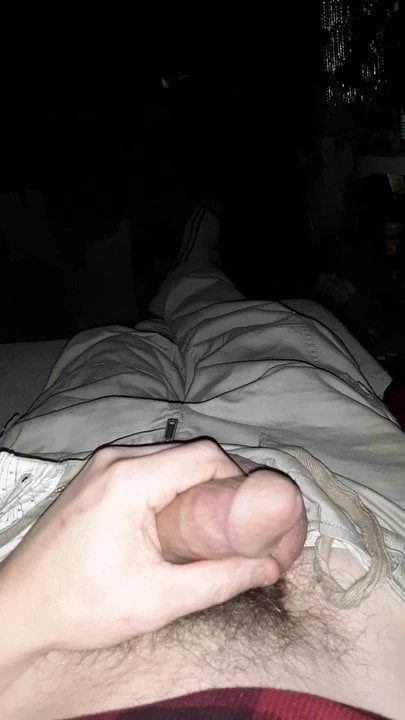 Trying to get hard by myself...