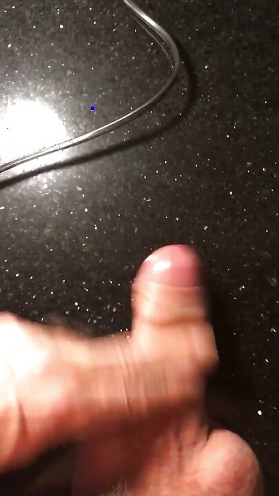 Rubbing out hot cum