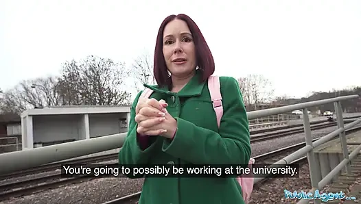 Public Agent - ich habe meine ladung in eine britische studentin in ihr schlafsaal gespritzt