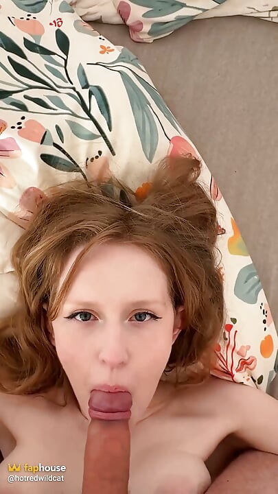 Pipe En POV Avec Éjaculation Dans La Bouche Et Avalage
