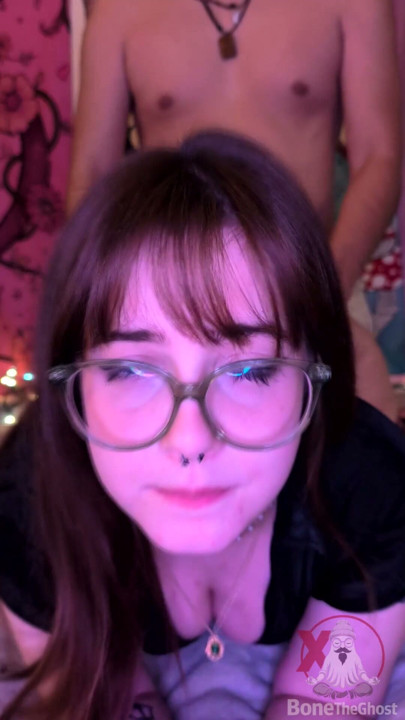 18 Cute Nerdy PAWG Is Horny Doggystyle and a Facial | Clip 1