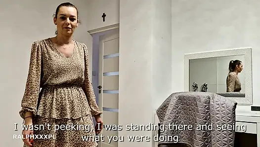 Stepmother asks me to impregnate her, she wants to be pregnant with me 4k