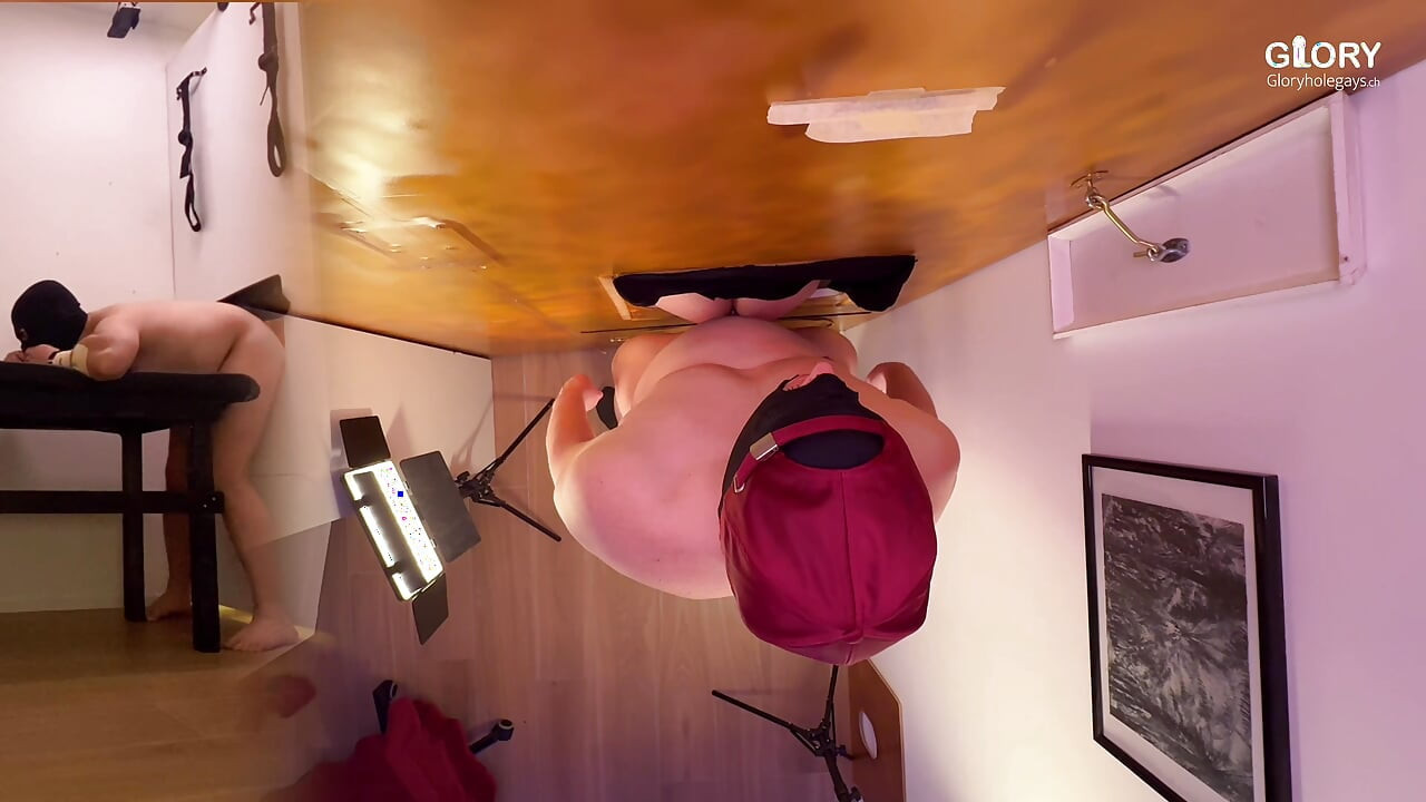 Horny sweet boy lets herself be fucked naked & deep at the Czech gloryhole with XL cock – bareback creampie on the fuck buck
