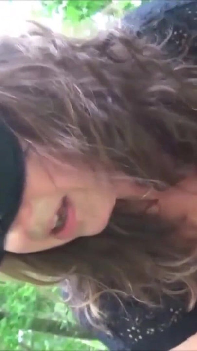 Powerful moment from "German Granny Seduce to Creampie Fuck Outdoor by Young Guy"
