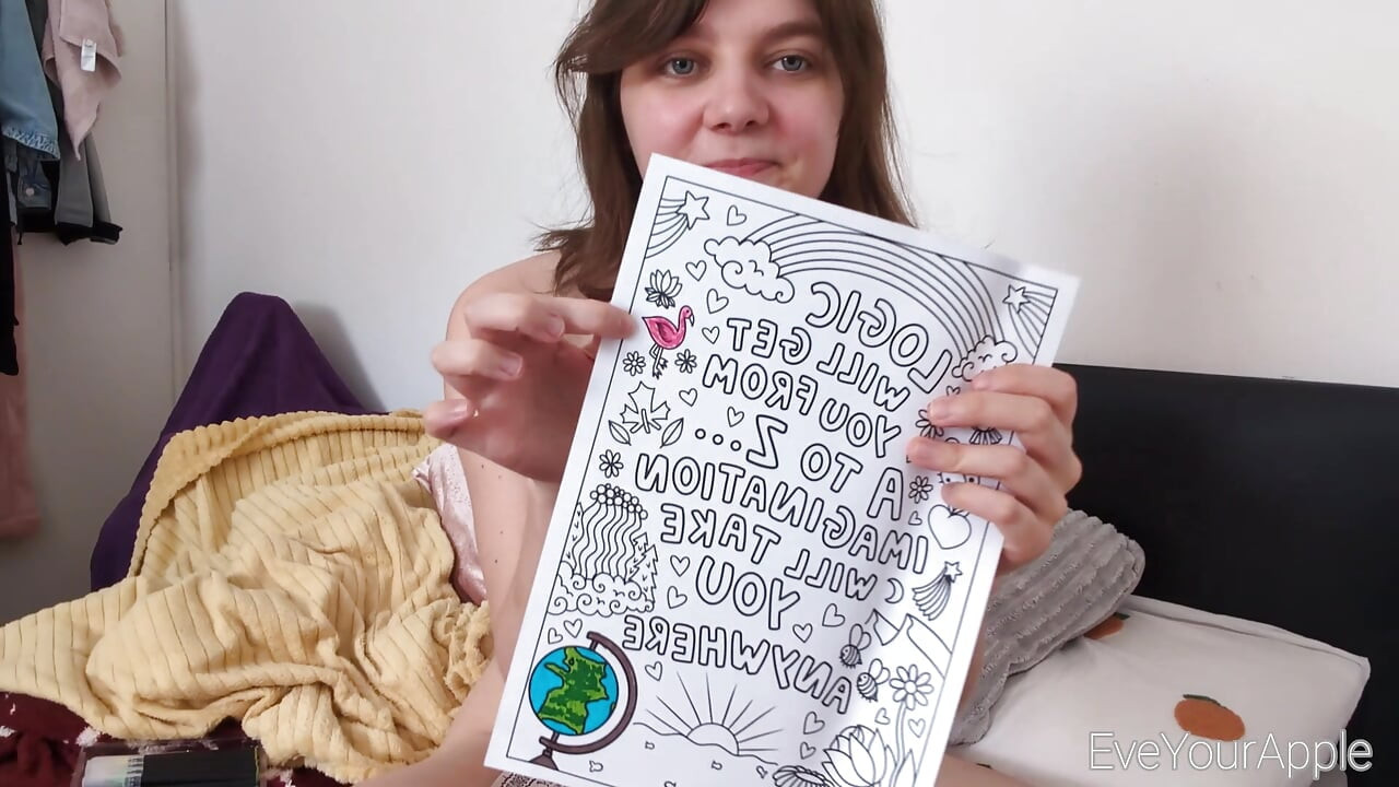 Después del examen puñado con Víspera, chica universitaria
